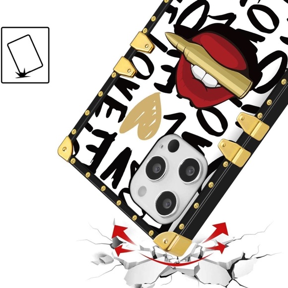 Brand New iPhone 12 Pro Max Case Love Lips Bullet Design - Picture 4 of 7